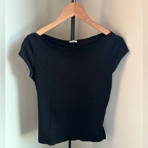 Garage Black Short Sleeve Tee